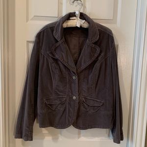 Grey long sleeved blazer